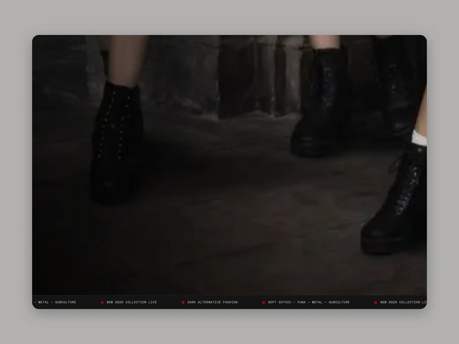 Grimm Dripper: Homepage section, close-up