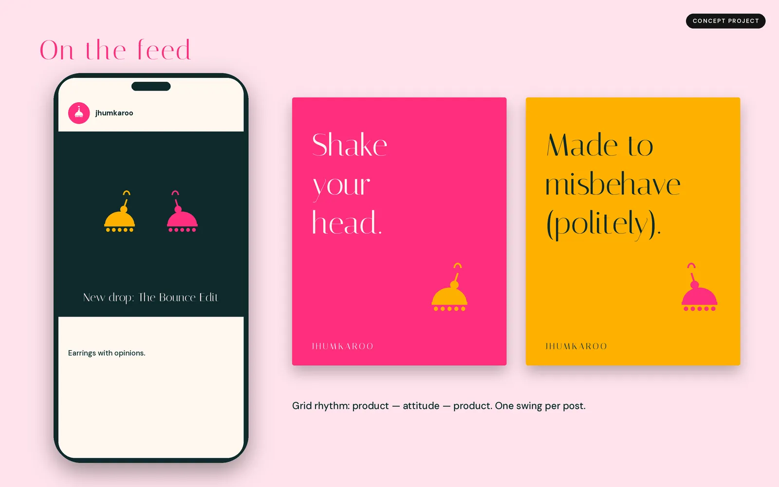 Jhumkaroo concept: identity & packaging, image 3 of 3
