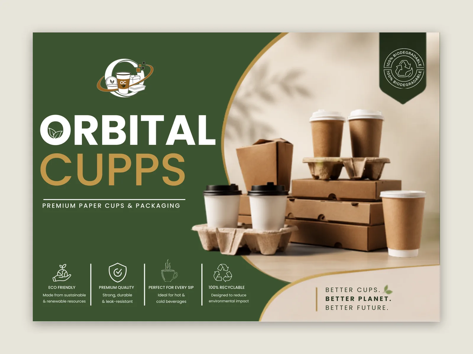Orbital Cupps: Brochure cover