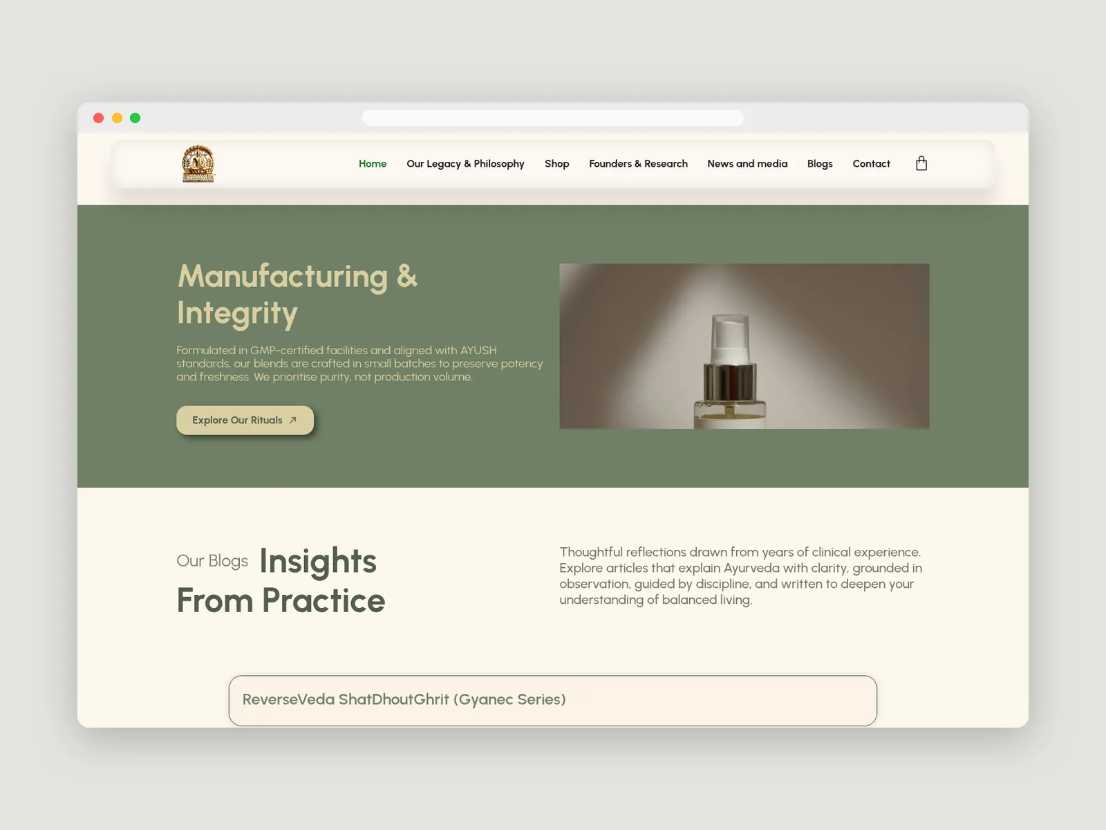 Reverse Veda: Manufacturing & integrity, and insights · product photography by Talknlock
