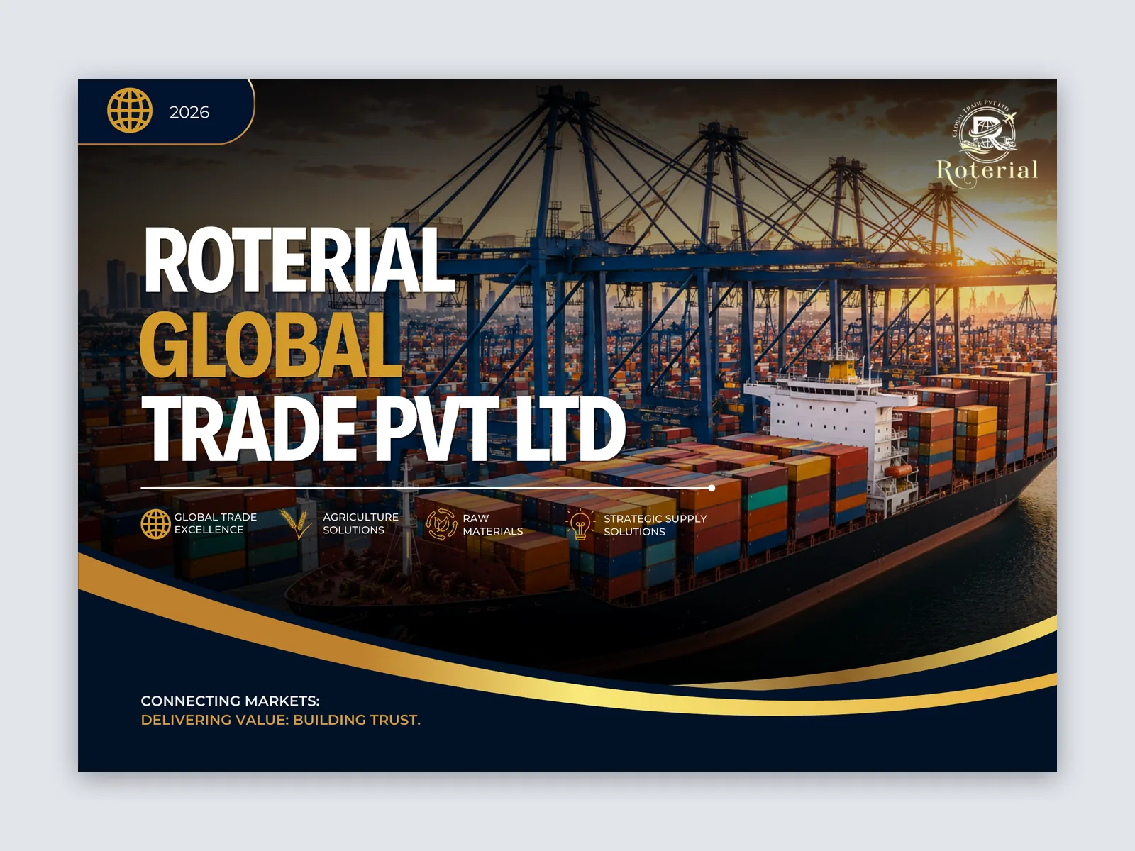 Roterial Global: Brochure cover