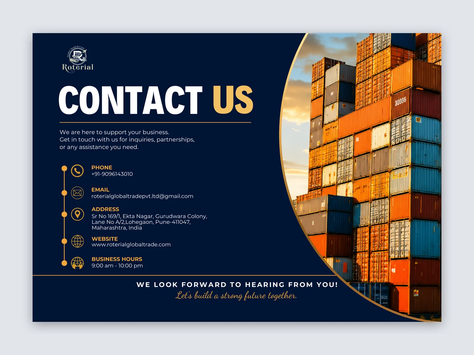 Roterial Global: Contact us